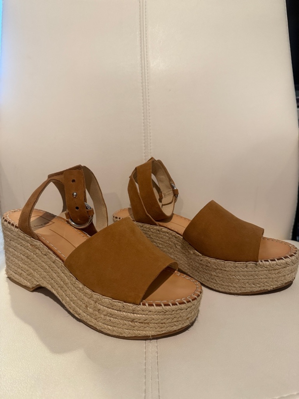 Dolce Vita Tan Espadrille platform sandals